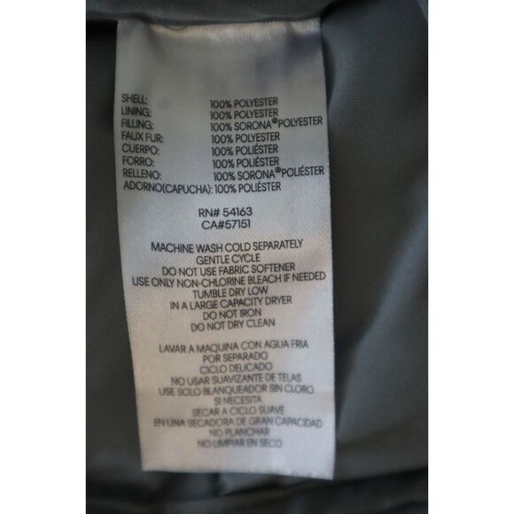 Andrew Marc 1423663 Women's Sz Large Gray Fully Lined Long Stretch Jacket - Picture 4 of 10